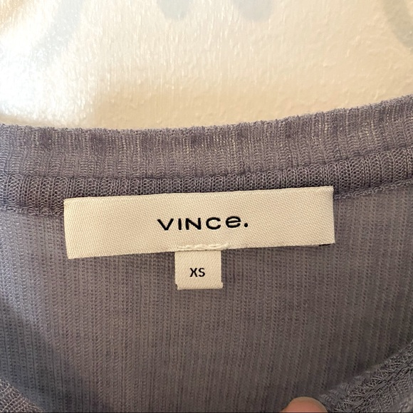 NWOT Vince Ribbed Long Sleeve Crew - Picture 5 of 7